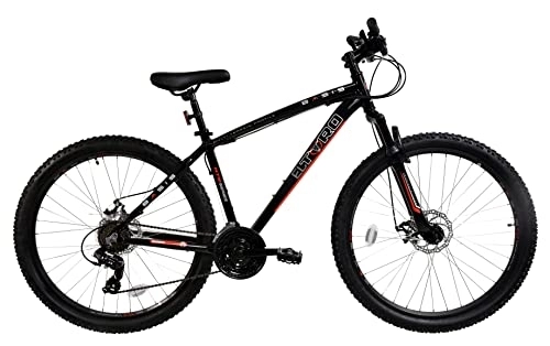 Mountain Bike : Basis El Toro Hardtail Mountain Bike, 27.5" Wheel - Black / Red