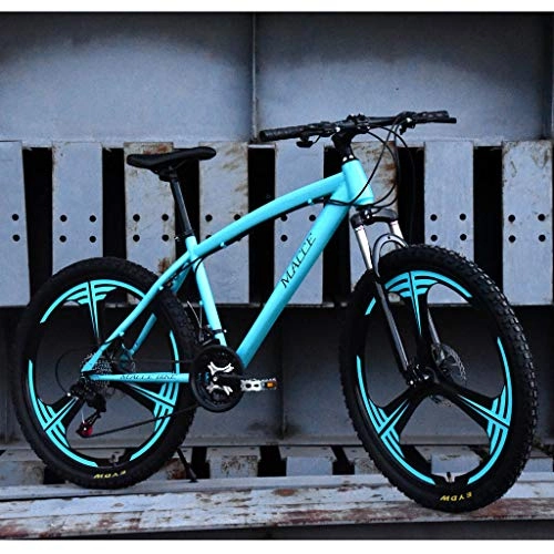 Mountain Bike : Bdclr 27-speed 26-inch mountain bike fashion color Overall wheel Student mountain bike, greenthreeknife