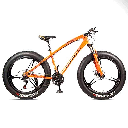 Mountain Bike : Beach Snow Bike, Ultra-Wide Tire Cross-Country Mountain Bike, Suitable for Men And Women, 4 Colors Available, B, 27speed