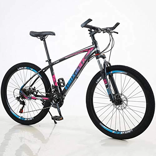 Mountain Bike : Bicycle Accessories Front and rear variable speed mountain bikes, damping oil brake mountain bike disc brake 24 / 27 / 30 speed adult bike, double disc brake full suspension mountain bike