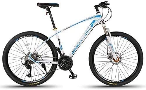 Mountain Bike : Bicycle Bicycle City Mountain Bike Teen Boys And Girls Off-road Bikes Lightweight Aluminum Alloy Frame Fine Tuning Finger 26 Inches 30 Speed Multi-speed Shift Mechanical Double Disc Brake