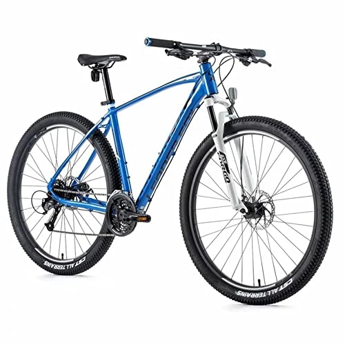 Mountain Bike : Bicycle Muscular Mountain Bike 29 Leader Fox esent 2021 Blue 7v Frame 22 Inches (Adult Size 190 to 198 cm)
