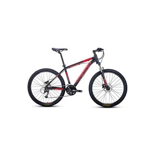 Mountain Bike : Bicycles for Adults 27-Speed Outdoor Mountain Bike Adult Sports Bicycle Hydraulic disc Brakes Men and Women Cool Bicycle Outdoor Leisure Sports Cycl (Color : Red, Size : 27_26*19(175-185CM)