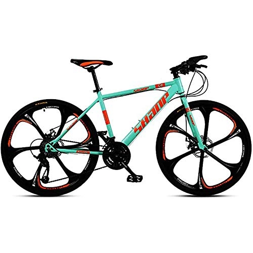 Mountain Bike : Bike Bike Bicycle Outdoor Cycling Fitness Portable 26 inch Mountain Bikes, Country Gearshift Bicycle, Men's Dual Disc Brake Hardtail Mountain Bike, Bicycle Adjustable Seat, High-Carbon Steel Frame, Blue