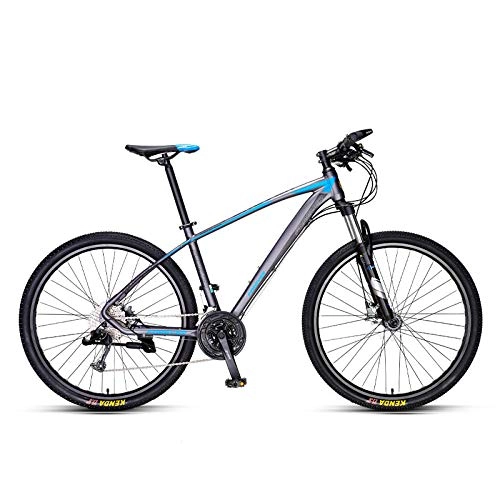 Mountain Bike : Bike Bike Mountain Bikes Exercise Bike for Home Bike Male and Female Bicycles Mountain Bike Aluminum Alloy Frame Disc Brake Lockable Front Fork 33 Speed 26 27.5 inch Wheel Bicycle-26 inch Grey