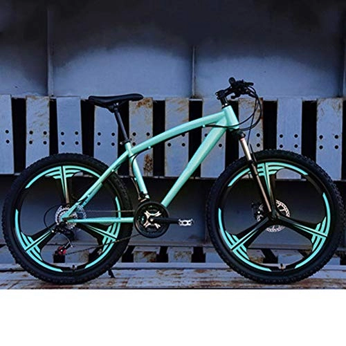 Mountain Bike : Bikes for Adults, Variable Speed Small Portable Ultra Light Lightweight And Aluminum Folding Bike with Pedals Two-Wheel Mini for Men And Women, Blue, 21speed