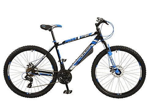 Mountain Bike : BOSS Men's Atom Bike, Blue / Black, Size 12