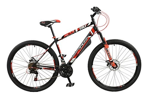 Mountain Bike : BOSS Men's Colt Bike, Black / Red, Size 27.5