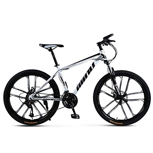 Mountain Bike : Caige 26 Inch Wheel Mountain Bike High-Carbon Steel Hardtail Bicycles 21 Speed, 24 Speed, 27 Speed, 30 Speed Bike Kit, A, 27 speed