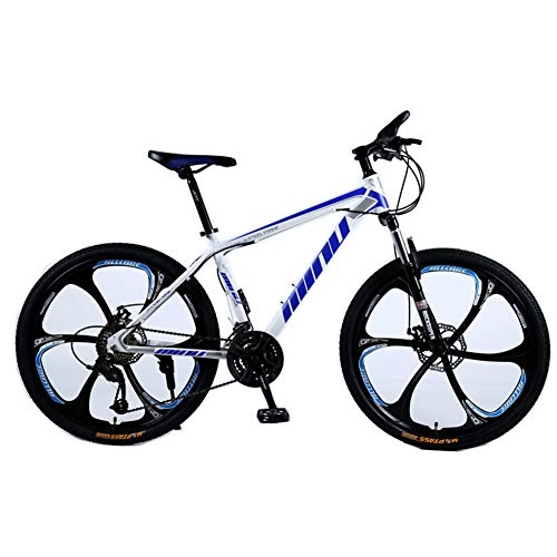 Mountain Bike : Caige Mountain Bike 26 Inch Wheel Bicycles 21 Speed, 24 Speed, 27 Speed, 30 Speed Bike Kit, Blue, 21 speed