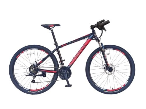 Mountain Bike : Cambreeze Unisex's Mountain Bike / Bicycles 27.5'' Wheel Lightweight Aluminium Frame 21 Speeds Shimano Disc Brak, Black