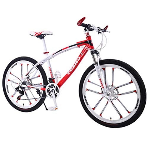 Mountain Bike : CDBK Mountain Bike Bicycle Male And Female Students Road Speed Double Shock Disc Brakes 26 Inch Light Off-Road Adult Bicycle