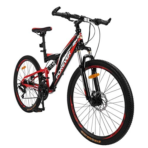 Mountain Bike : Cheapest Folding 26" Wheel Mountain Bike, 24 Speed Small 16" Steel Frame, Unisex, City Commuter Bicycles, Black, 26