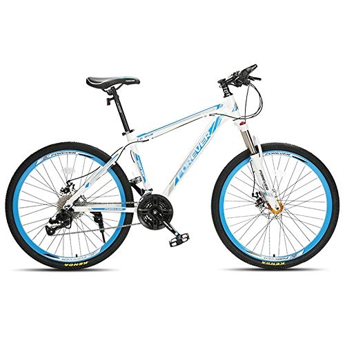 Mountain Bike : Chengke Yipin Mountain bike bicycle Variable speed adult bicycle 26 inch 24 speed high carbon steel frame Student youth shockproof mountain bike-blue
