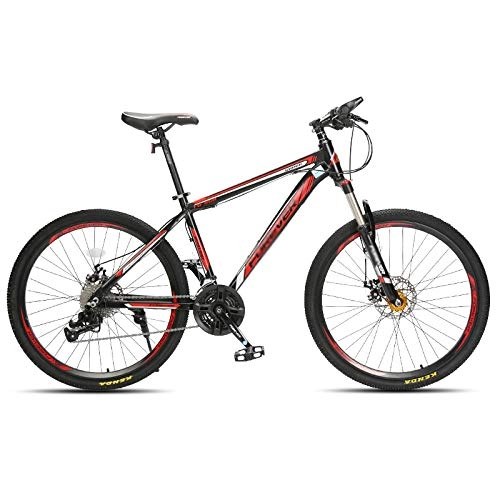Mountain Bike : Chengke Yipin Mountain bike bicycle Variable speed adult bicycle 26 inch aluminum frame Student youth shock absorber mountain bike-red_27 speed