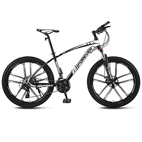 Mountain Bike : Chengke Yipin Outdoor mountain bike 27.5 inch mountain bike-Black and White_24 speed