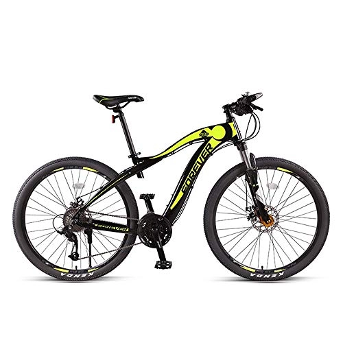Mountain Bike : CHEZI Adult Mountain Bike with Shock Absorption Off-Road Double Road for Men and Women in the City 27 Speeds 27.5 Inches