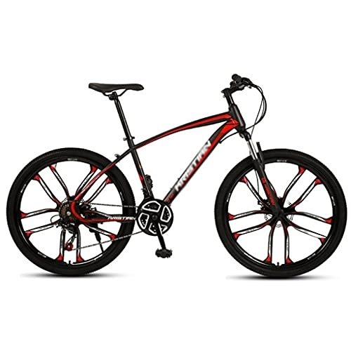 Mountain Bike : Children's bicycle 26 Inch Mountain Bike MTB Bicycle Full-Suspension Adjustable Seat 21 Speeds Drivetrain with Disc-Brake Cycling Urban Commuter City Bicycle ( Color : Style2 , Size : 26inch21 speed )