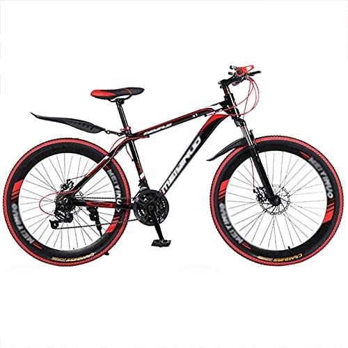Mountain Bike : Children's bicycle Mountain Trail Bike 27 Speed ?Full Suspension, High Carbon Steel Frame Bicycles with Dual Disc Brake for Mens and Women / 8565 (Color : Style2, Size : 26inch21 speed)