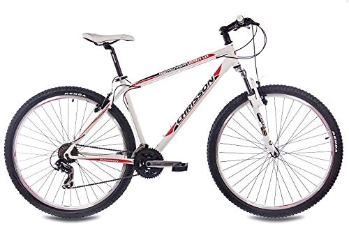Mountain Bike : CHRISSON '29Zoll MTB Mountain Bike Bicycle Remover 1.0with 21g Shimano White Matt