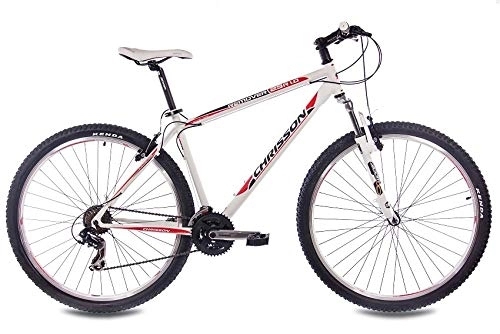 Mountain Bike : CHRISSON Remover 1.0 29 Inch 48 cm Men 21SP Rim Brakes White