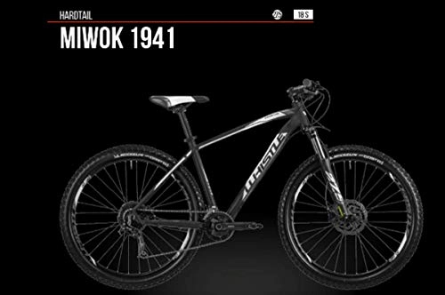 Mountain Bike : Cicli Puzone WHISTLE MIWOK 1941 GAMMA 2019, BLACK- WHITE MATT, 51 CM - L
