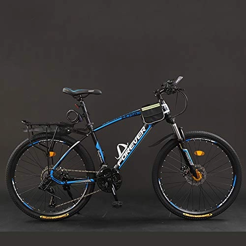 Mountain Bike : CJF Adult Mountain Bike 26 Inch Outroad Bicycles with Dual Disc Brakes for Adult, Men, Women(21-Speed, 24-Speed, 27-Speed, 30-Speed), C, 30 speed
