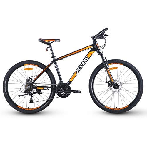 Mountain Bike : CLOUDH Mountain Bike 26 Inch, 21 Speed Gearshift MTB, Dual Disc Brake Front Suspension MTB, Spoke Wheel Men's Bicycle