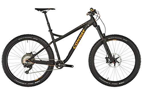 Mountain Bike : Conway MT 927 Plus Men black matt / orange Framesize 44cm 2018 MTB Hardtail