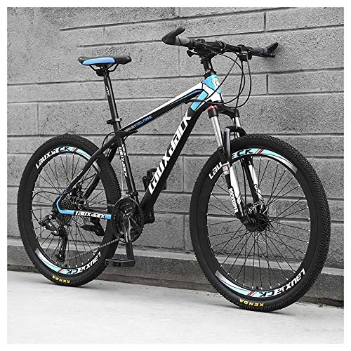 Mountain Bike : COSCANA Adult Mountain Bikes 26 Inch 21-30 Speed Mountain Bike Front Suspension MTB Bikes For Men And Women With Double Disc BrakeBlack-30 Speed