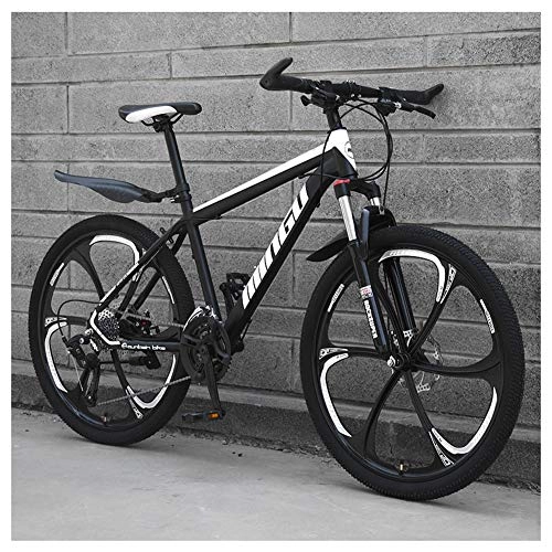 Mountain Bike : COSCANA Mountain Bike, 26 Inch Wheels 21-30 Speed Bicycle, Adult Teens Bicycle Front Suspension, MTB Bikes For Men And Women OutdoorBlack-30 Speed