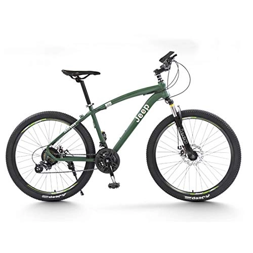 Mountain Bike : CPY-EX 24 Inch, Mountain Bike, 24 / 27 Speed, Double Disc Brake System, Black, Red, Green, Spoke Bicycle, A, 27