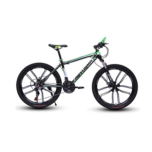 Mountain Bike : CPY-EX 26 Inch Adult Mountain Bike, Double Disc Brake Bikes, Beach Snowmobile Bicycle, Upgrade High-Carbon Steel Frame, Aluminum Alloy Wheels, A3, 27