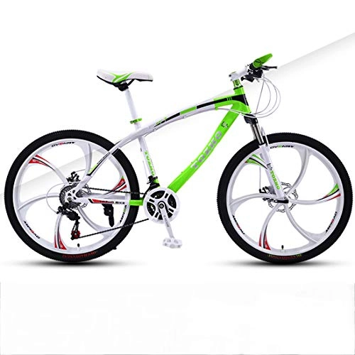 Mountain Bike : CPY-EX 26Inch Mountain Bike, Variable Speed Shock Absorption, Off-Road Double Disc Brake for Young Bicycle Students, One Wheel (21 / 24 / 27 Speed), D2, 27