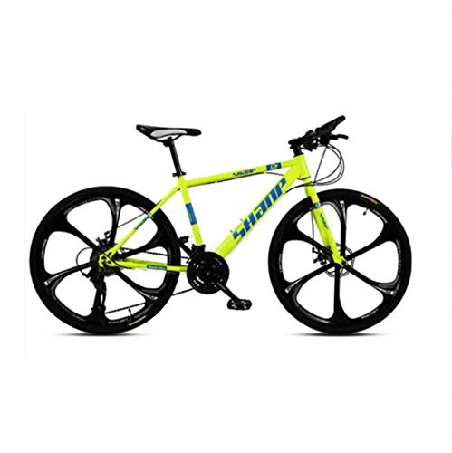 Mountain Bike : CPY-EX 64Inch Mountain Bikes 21 Speed / 24 Speed / 27 Speed / 30 Speed Mountain Bike 26 Inches Wheels Bicycle, Black, White, Red, Yellow, Green, E2, 21