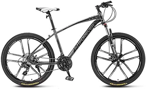 Mountain Bike : CSS Honglianriven Moutain Bike Aluminum Alloy Frame, 33 Speed 26 Inches Wheels Bicycle, Lockable Shock Absorption Front Fork, Off-Road Bicycle for Adult 6-11, I
