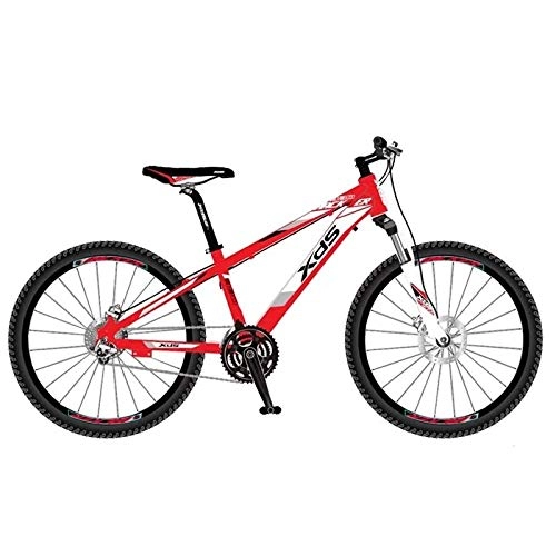 Mountain Bike : CYCC 24 inch wheel diameter 21 speed mountain bike aluminum alloy frame off-road bike adult men and women students youth lightweight bike-red