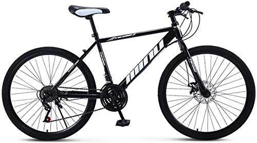 Mountain Bike : CYSHAKE Movement Mountain Bikes, 30-Speed 26 Inch Hardtail Outroad MTB, Dual Disc Brakes, High Carbon Steel Mens MTB, for Outdoor Adventures Outdoor cycling