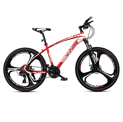 Mountain Bike : DGAGD 26 inch mountain bike male and female adult super light bicycle spoke three-knife wheel No. 2-red_30 speed