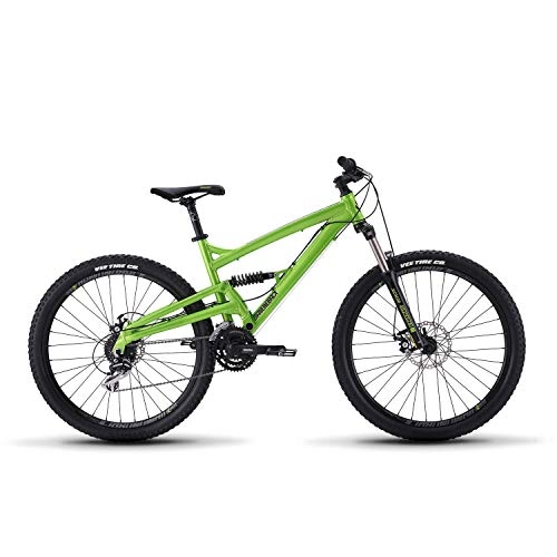 Mountain Bike : Diamondback Bicycles Unisex's Atroz 1, Full Suspension Mountain Bike, Medium, Green, MD / 18