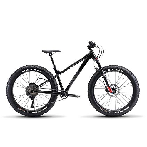 Mountain Bike : Diamondback Bicycles Unisex's El OSO Tres, Fat Hardtail Mountain Bike, 18, Gloss Black, MD / 18