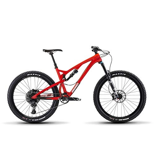 Mountain Bike : Diamondback Bicycles Unisex's Release 4C Carbon Full Suspension Mountain Bike, Red, 21" / XL Bicycle