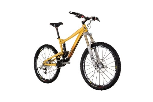 Mountain Bike : Diamondback Mission 4 All Mountain Full Suspension Mountain Bike (26-Inch Wheels), Anno Gold, Medium / 17-Inch