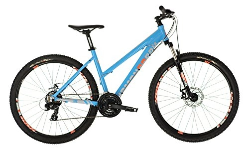 Mountain Bike : Diamondback Women Sync Hardtail Sport Mechanical Disc Brakes - Blue, 14-Inch