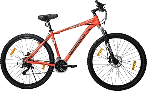 Mountain Bike : Discount Ammaco Mountana Mens Mountain Bike Hardtail 29'' Wheel Disc Brakes 19 Inch Alloy Frame Orange