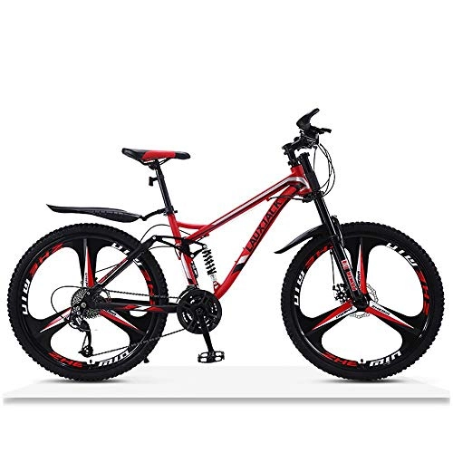 Mountain Bike : DODOBD 26 Inches Mens Mountain Bike, One-wheel Off-road Shock-absorbing Mountain Adult Student 21-27 Speed Double-speed Bicycle Bicycle