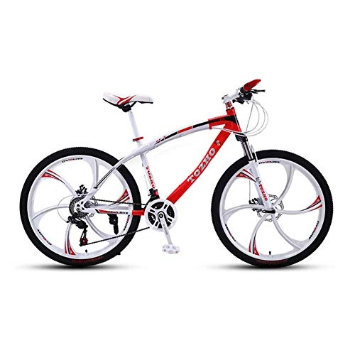 Mountain Bike : Double Disc Brake Foldable Bicycle for Adults Fashion for Adult Damping Bicycle, Bicycle with Spoke Wheel, Unisex, for Sports Outdoor Cycling Travel Commuting, 24 Speed*24