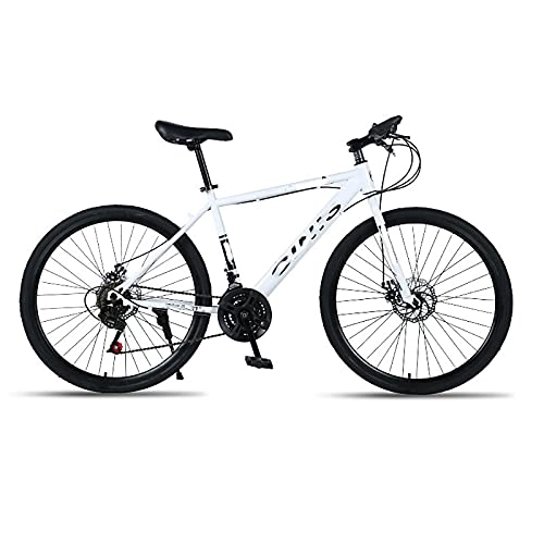 Mountain Bike : Double Disc Brake MTB, Bike 24 Inches 30 Speed, Mountain Bike Non Slip Wear-Resistant Mountain Bikes Antioxidant Handlebar Aluminum Pedal Ladies Bicycle