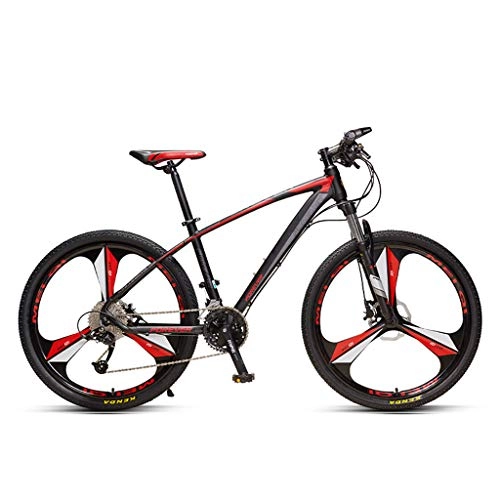 Mountain Bike : Double Suspension Mountain Bike Aluminum Super Light Off-road Racing 33-speed Aluminum Frame 26-inch Wheels Oil Disc Brake Adapt To Various Road Conditions