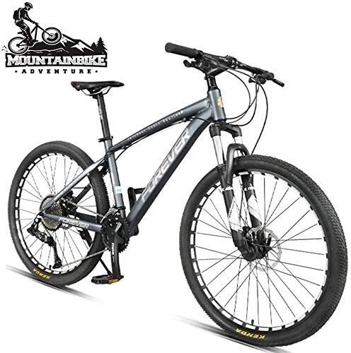 Mountain Bike : Exercise And Commute Bicycles 26 Inch 36-Speed Manual Transmission For Men Women, Unisex Adult Hardtail Mtb With Front Suspension, Hydraulic Disc Brake Mountain Bike, Suitable For Beginners And Advanc